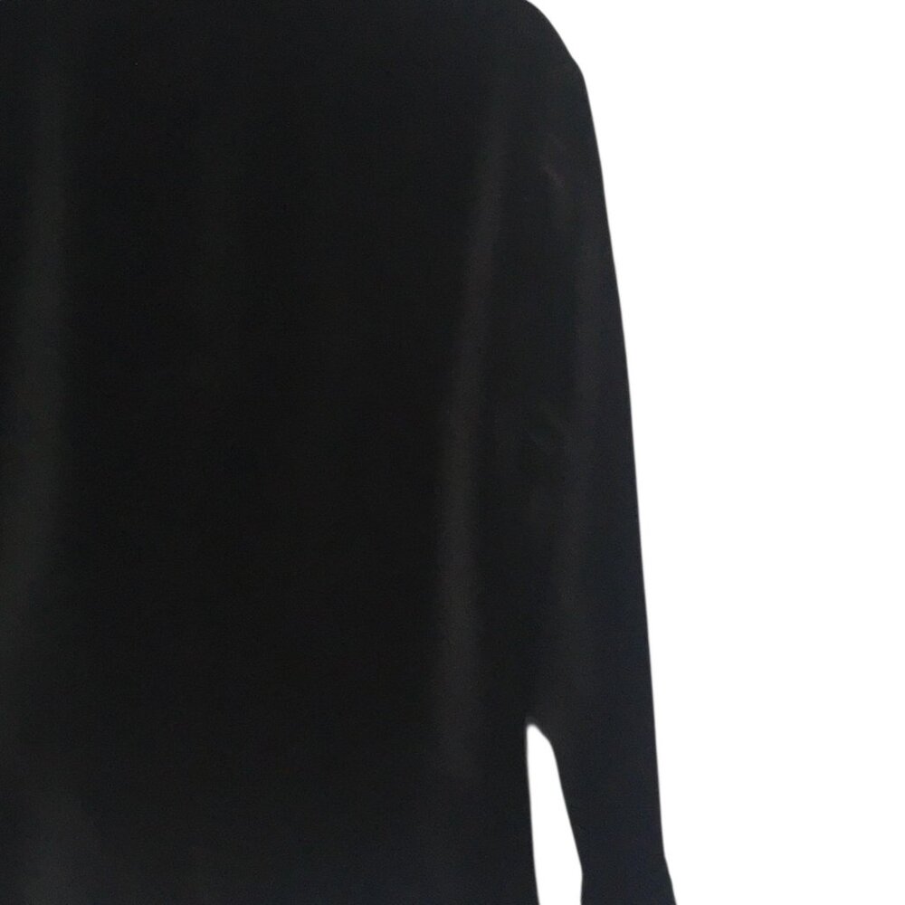 Black Velvet Blazer Rhinestone Buttons Jacket Womens XL - Picture 9 of 16